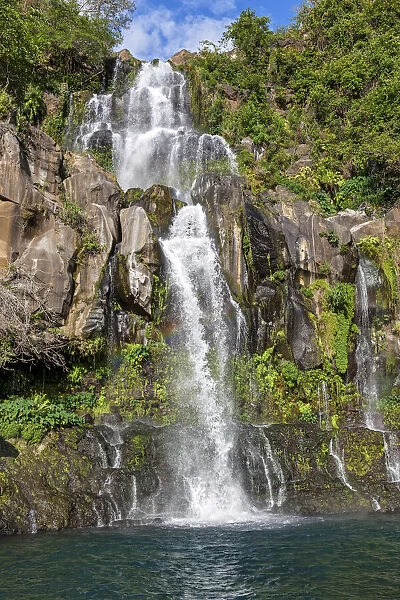 French Overseas Territory, La Reunion, Bassins des Cormorans waterfall