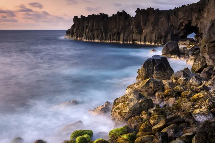 Framed Print : French Overseas Territory, La Reunion, Indian Ocean, Cap Ma©chant, lava coast