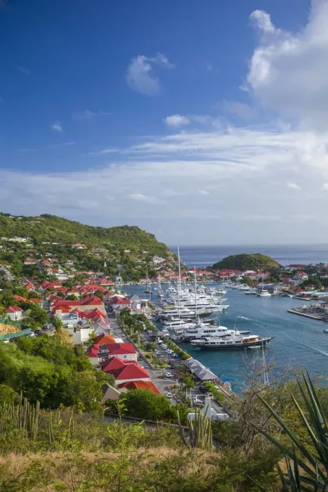 Framed Print : French West Indies, St-Barthelemy, Gustavia, Gustavia Harbor from Fort Gustave Framed Print : French West Indies, St-Barthelemy, Gustavia, Gustavia Harbor from Fort Gustave