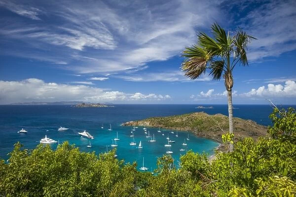 French West Indies, St-Barthelemy, Colombier, Anse de Colombier bay