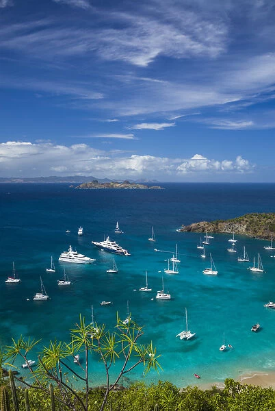 French West Indies, St-Barthelemy, Colombier, Anse de Colombier bay