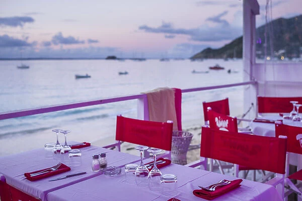 French West Indies, St-Martin, Grand Case, Gourmet Capital of the Caribbean, waterfront