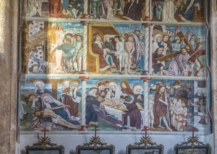Framed Print : Frescoes in the pilgrimage church Maria Schnee in Obermauern, Virgental, East Tyrol Framed Print : Frescoes in the pilgrimage church Maria Schnee in Obermauern, Virgental, East Tyrol