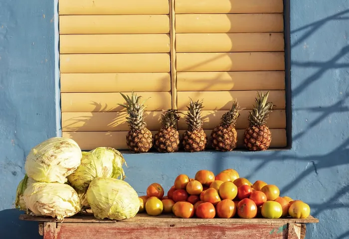 Framed Print : Fresh fruit for sale outside a local house, Trinidad, Sancti Spiritus Province, Cuba Framed Print : Fresh fruit for sale outside a local house, Trinidad, Sancti Spiritus Province, Cuba