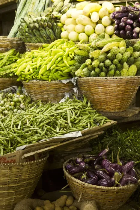 Framed Print : Fresh produce at market, Nuwara Eliya, Sri Lanka