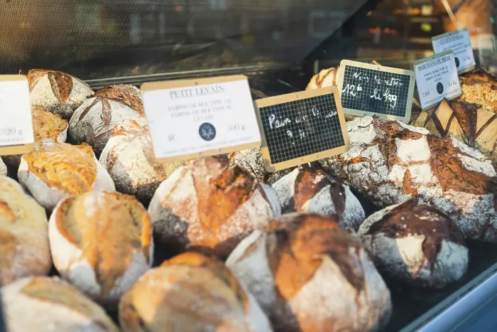 Framed Print : Freshly baked bread, Paris, France Framed Print : Freshly baked bread, Paris, France