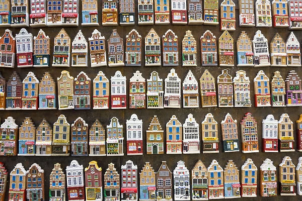 Fridge Magnets of Amsterdam town houses, Amsterdam, Holland