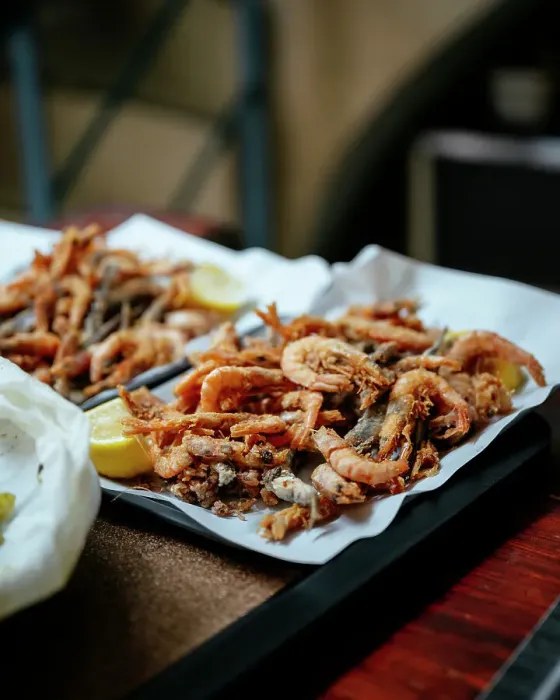 Framed Print : Fried Shrimp, Athens, Attica, Greece Framed Print : Fried Shrimp, Athens, Attica, Greece