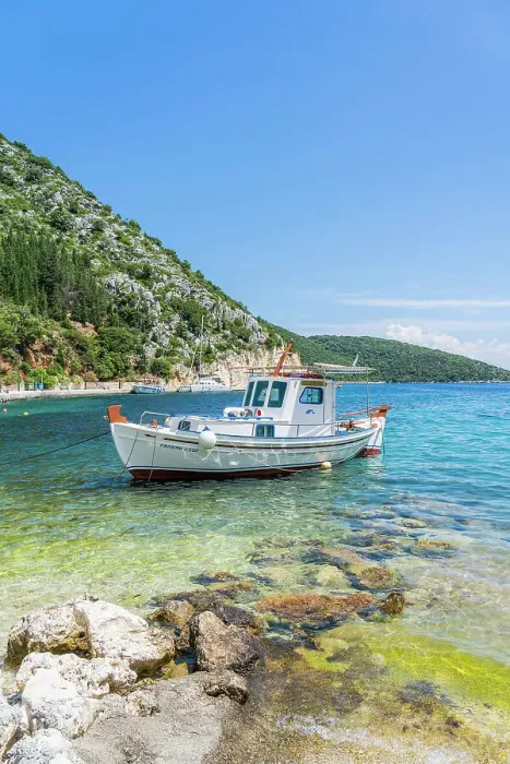 Framed Print : Frikes, Ithaca Island, Ionian Islands, Greek Islands, Greece Framed Print : Frikes, Ithaca Island, Ionian Islands, Greek Islands, Greece