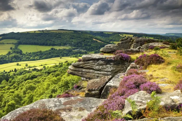Framed Print : Froggat Edge, Peak District National Park, Derbyshire, England