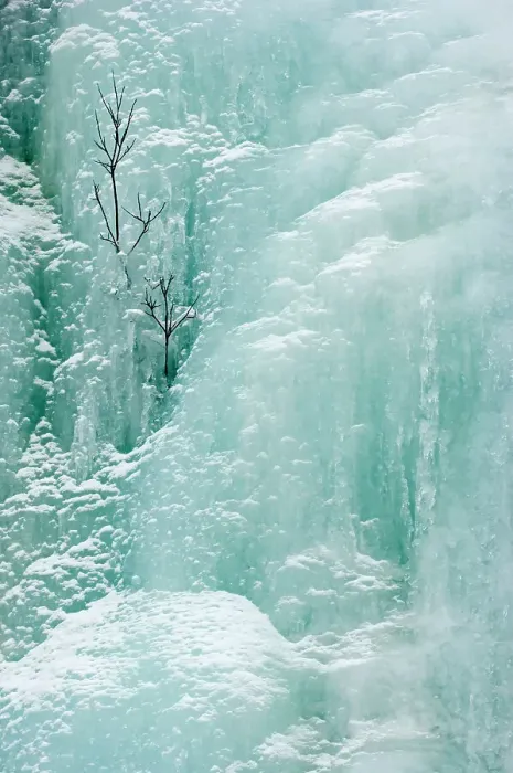 Framed Print : Frozen waterfall. Mt. Robson Provincial Park Mount Robson Provincial Park, British Columbia, Canada