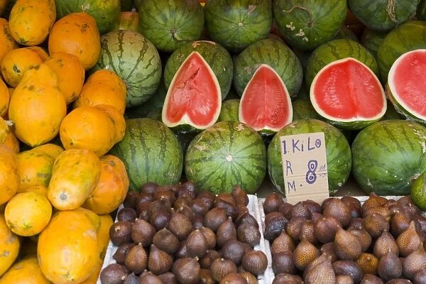 Fruit stall in market