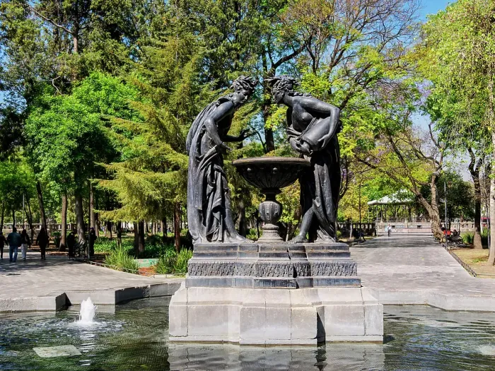 Framed Print : Fuente de Las Danaides, fountain of the fifty daughters of Danaus, Alameda Central, Mexico City, Mexico Framed Print : Fuente de Las Danaides, fountain of the fifty daughters of Danaus, Alameda Central, Mexico City, Mexico