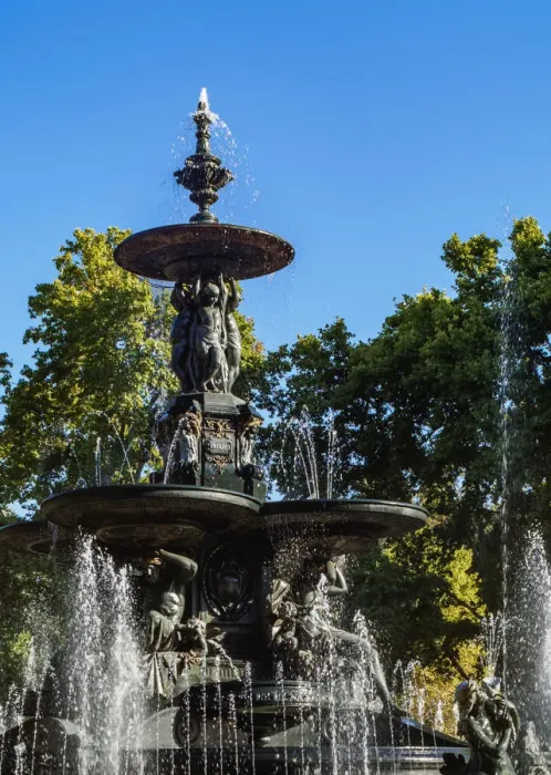 Framed Print : Fuente de los Continentes, fountain, General San Martin Park, Mendoza, Argentina Framed Print : Fuente de los Continentes, fountain, General San Martin Park, Mendoza, Argentina