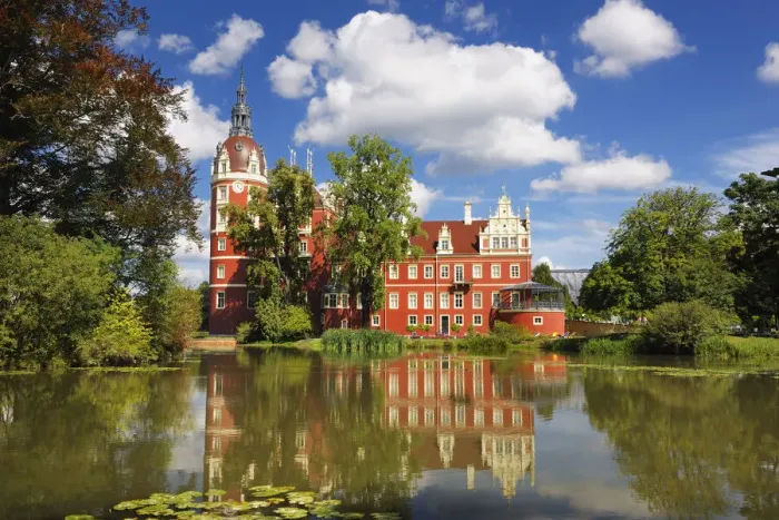 Framed Print : Fuerst-Pueckler-Park Bad Muskau - The New Castle, UNESCO - World Heritage Site Framed Print : Fuerst-Pueckler-Park Bad Muskau - The New Castle, UNESCO - World Heritage Site