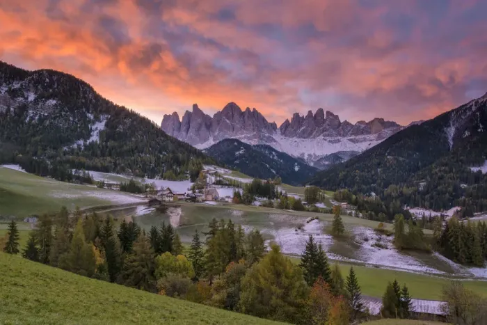Framed Print : Funes Valley, Odle, Trentino Alto Adige-South Tyrol, Italy. South tirol Framed Print : Funes Valley, Odle, Trentino Alto Adige-South Tyrol, Italy. South tirol