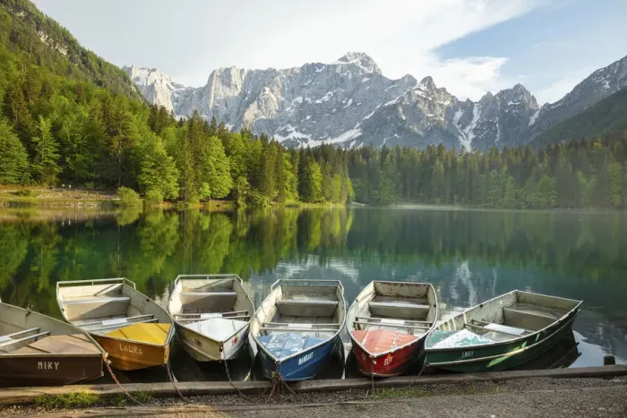 Framed Print : Fusine Lake, Udine, Italy Framed Print : Fusine Lake, Udine, Italy
