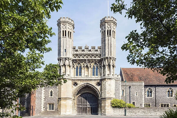 The Fyndon Gate or the Great Gate of the St Augustine Abbey, Canterbury, Kent, England