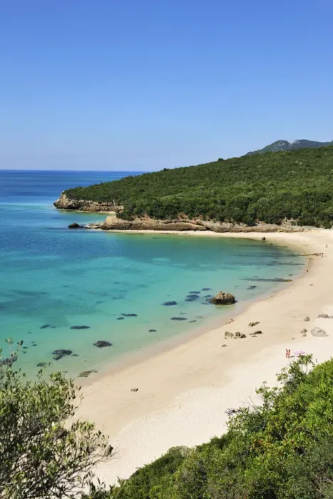 Framed Print : Galapinhos beach in the Arrabida Natural Park, Setubal. Portugal Framed Print : Galapinhos beach in the Arrabida Natural Park, Setubal. Portugal
