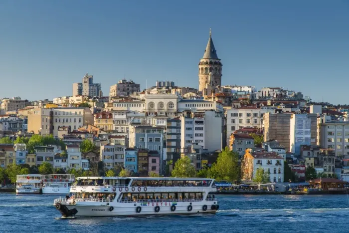Framed Print : Galata district skyline with Galata Tower, Istanbul, Turkey Framed Print : Galata district skyline with Galata Tower, Istanbul, Turkey