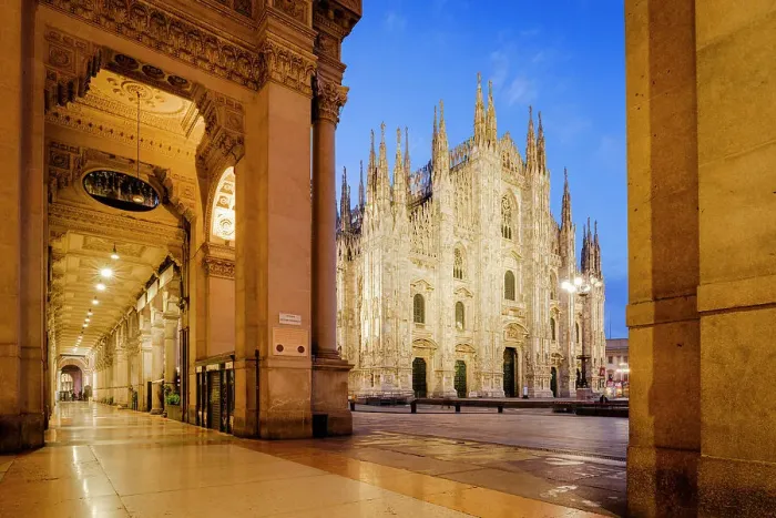 Framed Print : Galleria Vittorio Emanuele II and Duomo (Cathedral), Milan, Lombardy, Italy Framed Print : Galleria Vittorio Emanuele II and Duomo (Cathedral), Milan, Lombardy, Italy