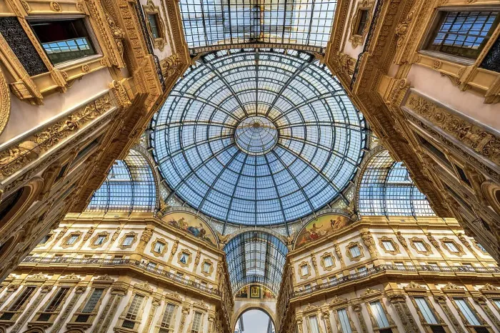 Framed Print : Galleria Vittorio Emanuele II shopping arcade, Milan, Lombardy, Italy Framed Print : Galleria Vittorio Emanuele II shopping arcade, Milan, Lombardy, Italy