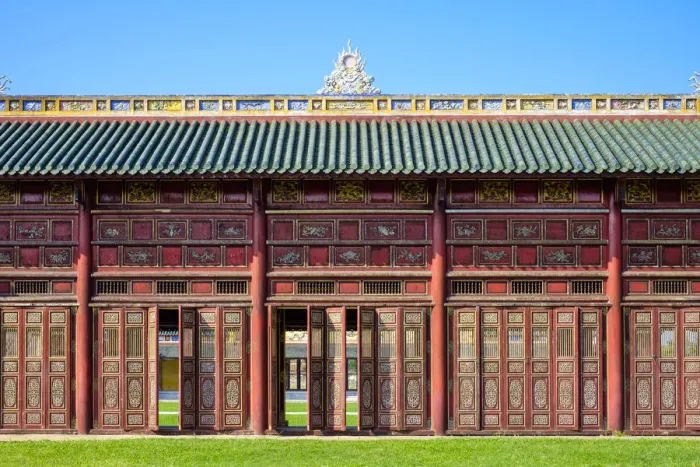 Framed Print : Galleries of Can Chanh Palace in the Halls of the Mandarins, Imperial City, Huế, Thừa Thien-Huế Province, Vietnam Framed Print : Galleries of Can Chanh Palace in the Halls of the Mandarins, Imperial City, Huế, Thừa Thien-Huế Province, Vietnam