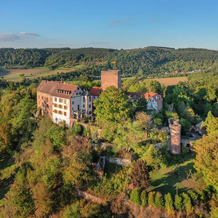Framed Print : Gamburg Castle, Taubertal Valley, Baden-Wurttemberg; Germany