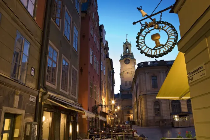 Framed Print : Gamla Stan at Dusk, Stockholm, Sweden Framed Print : Gamla Stan at Dusk, Stockholm, Sweden