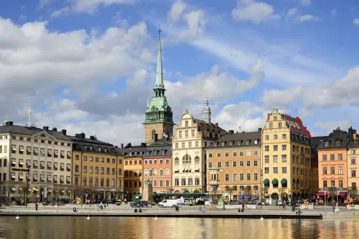 Framed Print : Gamla Stan, the Old Town of Stockholm, with the beautiful traditional architecture Framed Print : Gamla Stan, the Old Town of Stockholm, with the beautiful traditional architecture