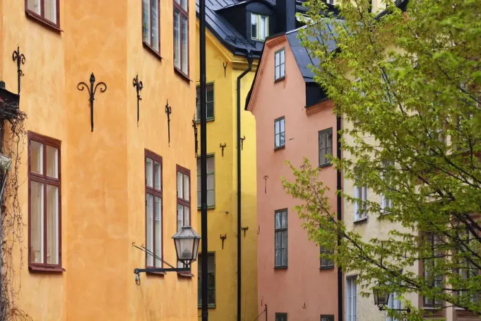 Framed Print : Gamla Stan, the Old Town of Stockholm. Sweden