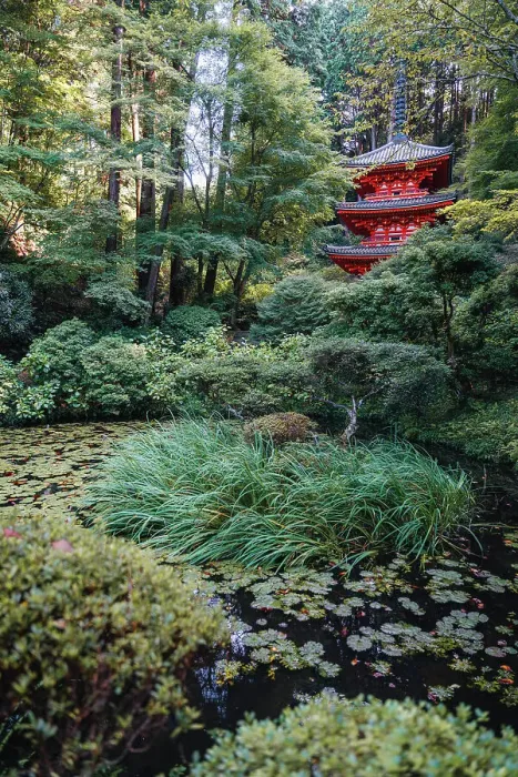Framed Print : Gansen-ji temple, pagoda and garden near Kyoto, Japan Framed Print : Gansen-ji temple, pagoda and garden near Kyoto, Japan