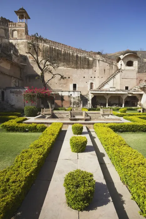 Framed Print : Garden in Chitrasala, Bundi Palace, Bundi, Rajasthan, India Framed Print : Garden in Chitrasala, Bundi Palace, Bundi, Rajasthan, India