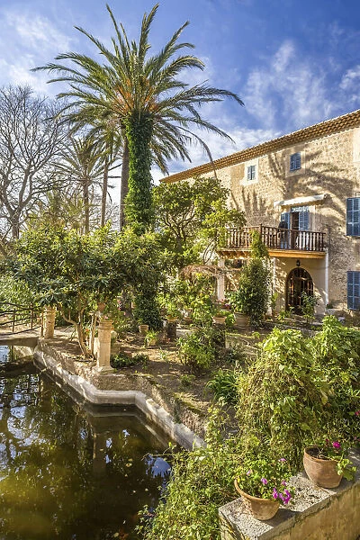 Garden and manor house Son Marroig near Deia, Mallorca, Spain