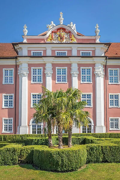 Garden Terrace and New Palace Meersburg, Baden-Wurttemberg, Germany
