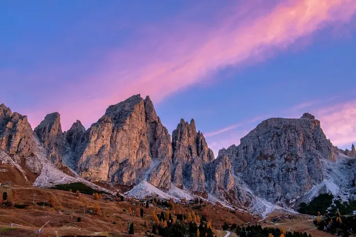 Framed Print : Gardena Pass at Sunrise, Dolomites, South Tyrol, Trentino Alto Adige, Italy Framed Print : Gardena Pass at Sunrise, Dolomites, South Tyrol, Trentino Alto Adige, Italy