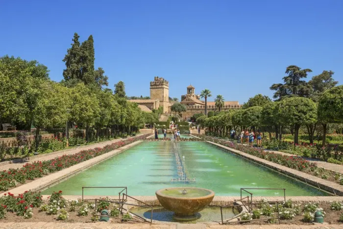 Framed Print : Gardens of the Alcazar of the Crhistian Kings (Alcazar de los Reyes Cristianos), Cordoba Framed Print : Gardens of the Alcazar of the Crhistian Kings (Alcazar de los Reyes Cristianos), Cordoba