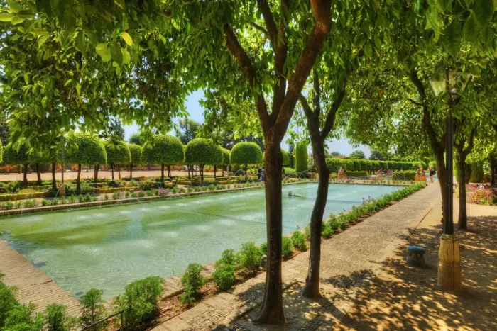 Framed Print : Gardens of the Alcazar of the Crhistian Kings (Alcazar de los Reyes Cristianos), Cordoba Framed Print : Gardens of the Alcazar of the Crhistian Kings (Alcazar de los Reyes Cristianos), Cordoba