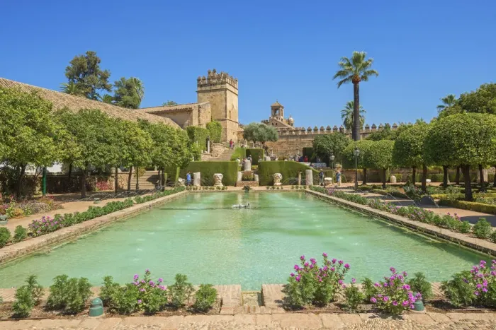 Framed Print : Gardens of the Alcazar of the Crhistian Kings (Alcazar de los Reyes Cristianos), Cordoba Framed Print : Gardens of the Alcazar of the Crhistian Kings (Alcazar de los Reyes Cristianos), Cordoba