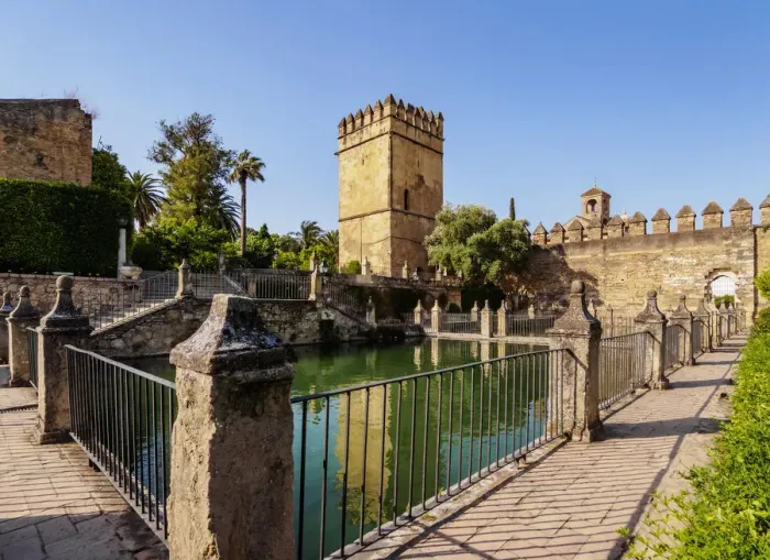 Framed Print : Gardens of Alcazar de los Reyes Cristianos, Alcazar of the Christian Monarchs, Cordoba Framed Print : Gardens of Alcazar de los Reyes Cristianos, Alcazar of the Christian Monarchs, Cordoba