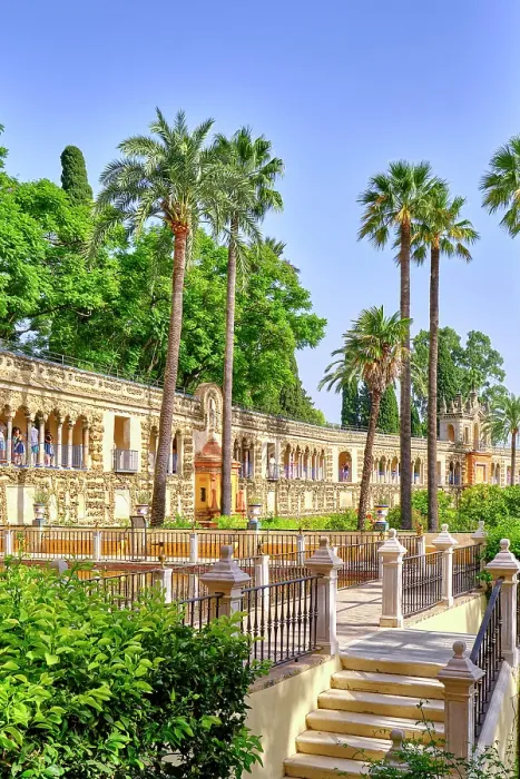 Framed Print : Gardens of the Real Alcazar, a UNESCO World Heritage Site. Seville, Andalusia. Spain Framed Print : Gardens of the Real Alcazar, a UNESCO World Heritage Site. Seville, Andalusia. Spain