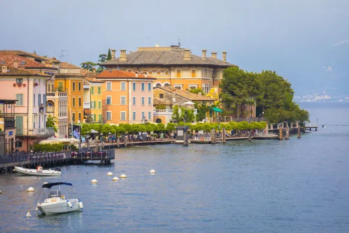 Framed Print : Gargnano, a small village on Garda Lake coastline. Brescia district, Lombardia, Italy Framed Print : Gargnano, a small village on Garda Lake coastline. Brescia district, Lombardia, Italy