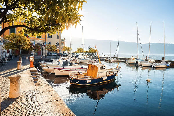 Gargnano village, Lombardy, Garda Lake, Italy
