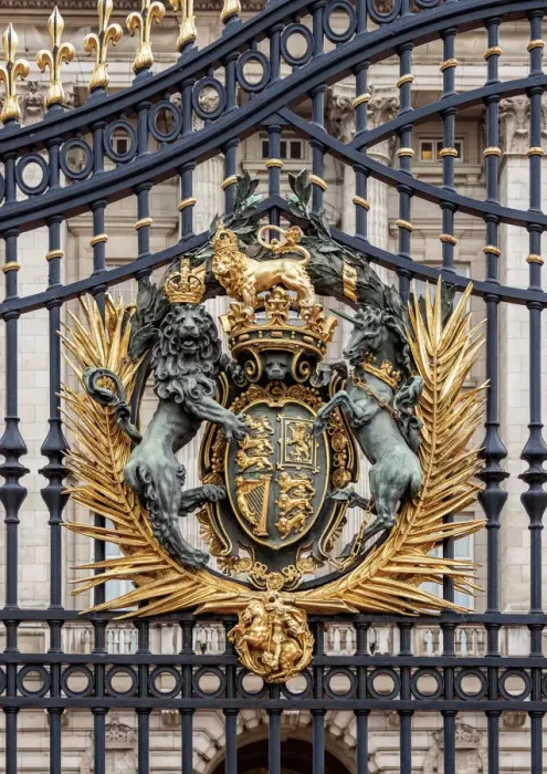 Framed Print : Gate Detail, Buckingham Palace, London, England, United Kingdom Framed Print : Gate Detail, Buckingham Palace, London, England, United Kingdom