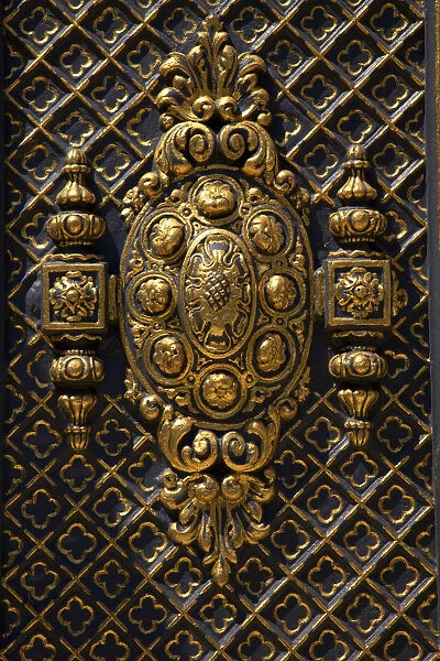 Detail on Gate Leading to Bosphorus, Beylerbeyi Palace, Beylerbeyi, Istanbul, Turkey