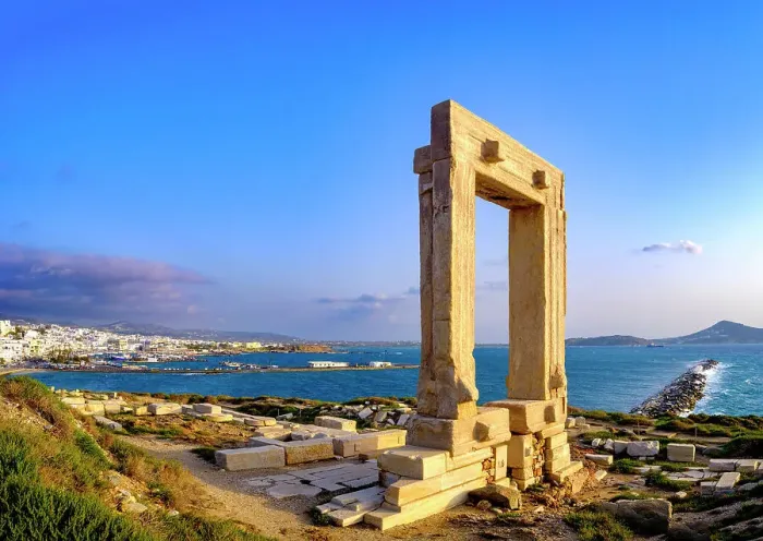 Framed Print : Gate to the Temple of Apollo, Ancient Portara, Naxos Island The Chora, Old Town of Naxos, Capital Cyclades Island, Greek Islands, Greece Framed Print : Gate to the Temple of Apollo, Ancient Portara, Naxos Island The Chora, Old Town of Naxos, Capital Cyclades Island, Greek Islands, Greece