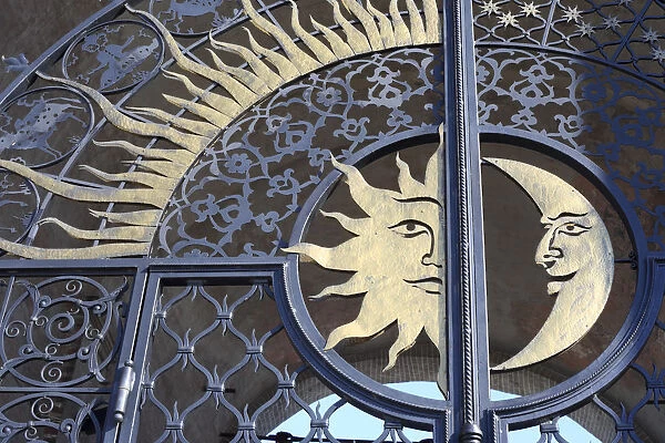 Gates of Soyembika Tower in Kazan Kremlin, UNESCO World Heritage Site, Tatarstan, Russia