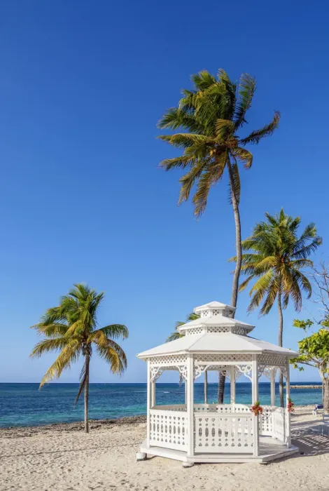 Framed Print : Gazebo at Guardalavaca Beach, Holguin Province, Cuba Framed Print : Gazebo at Guardalavaca Beach, Holguin Province, Cuba