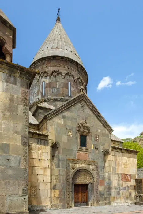 Framed Print : Geghard Monastery (Geghardavank), UNESCO World Heritage Site, Kotayk Province, Armenia
