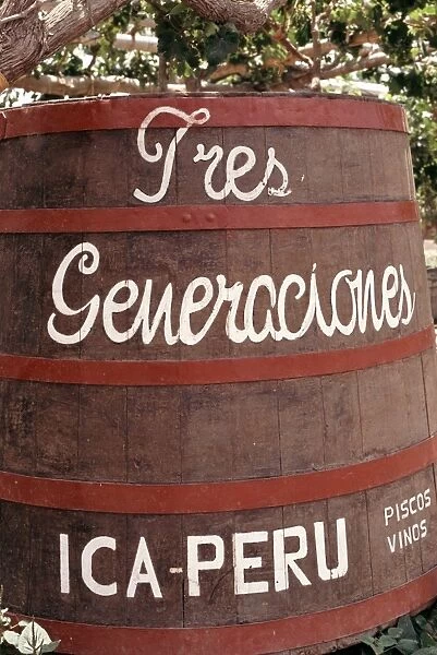 Three generations of winemaking at the Pisco bodega